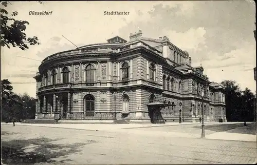 Ak Düsseldorf am Rhein, Stadttheater