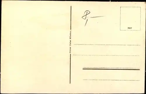 Ak München, Nationaltheater und Max Joseph-Monument