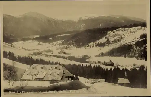 Ak Bärental Feldberg im Schwarzwald, Winteransicht