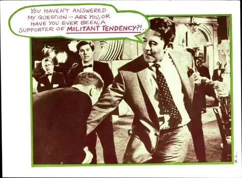 Ak Post Political Cards Nr. 2, Ray Lowry, Militant Tendency