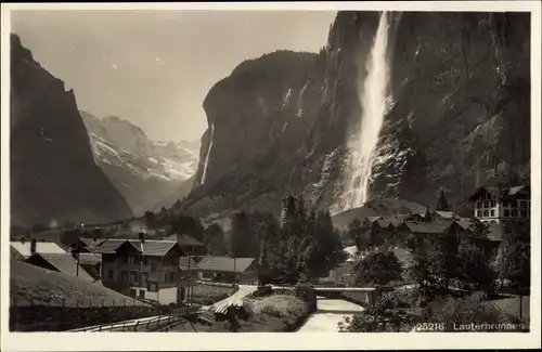 Ak Lauterbrunnen Kanton Bern, Gesamtansicht