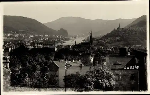 Ak Ústí nad Labem Aussig an der Elbe, Gesamtansicht