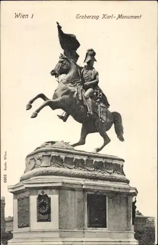 Ak Wien 1 Innere Stadt, Erzherzog Karl-Monument