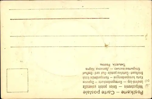 Präge Passepartout Litho Gemaltes Portrait einer Frau, Blumen