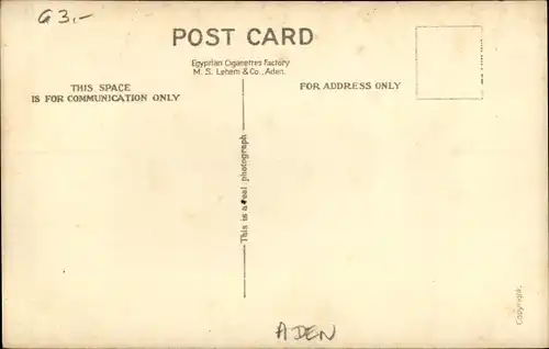 Ak Aden Jemen, Steamer Point I