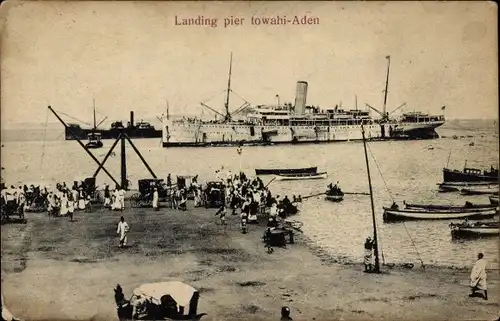 Ak Aden Jemen, Landungspier Towahi