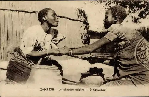 Ak Zambeze Sambia, Der indigene Gruß, 2. Satz