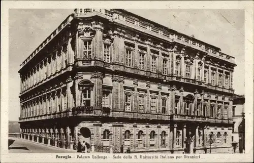 Ak Perugia Umbria, Palazzo Gallenga