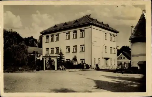 Ak Dětenice Jettenitz Region Königgrätz, Schule