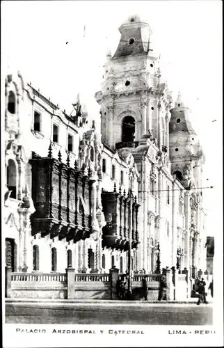 Foto Lima Peru, Erzbischofspalast und Kathedrale