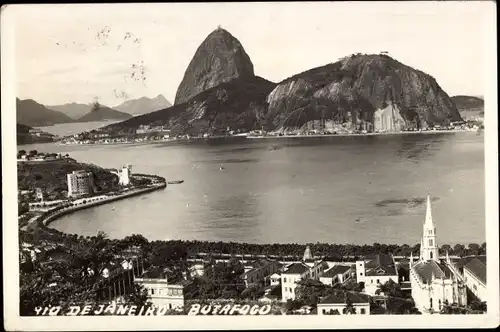 Ak Botafogo Rio de Janeiro Brasilien, Panorama