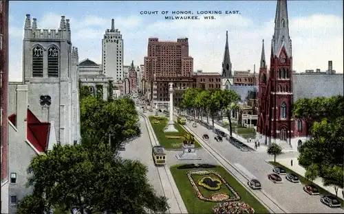 Ak Milwaukee Wisconsin USA, Ehrengericht