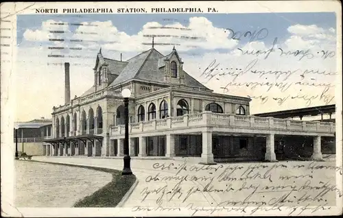 Ak Philadelphia Pennsylvania USA, North Philadelphia Station
