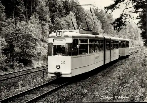 Ak Thüringer Waldbahn, Straßenbahn Nr. 4, Richtung Tabarz