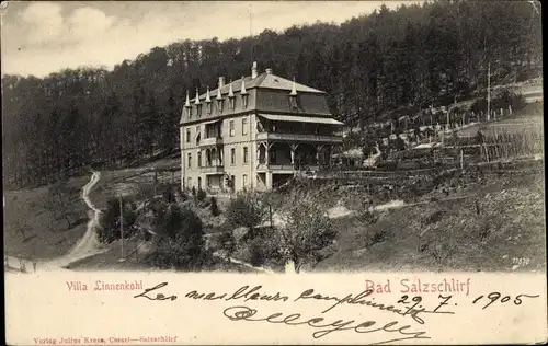 Ak Bad Salzschlirf in Hessen, Villa Linnenkohl