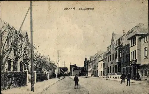 Ak Alsdorf Nordrhein Westfalen, Hauptstraße, Apotheke, Geschäft F. Alexander