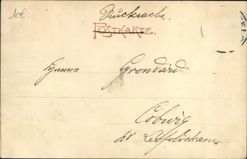 Ak Lichtenfels am Main, Teilansicht