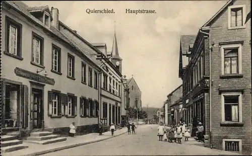 Ak Quierschied im Saarland, Hauptstraße, Metzgerei