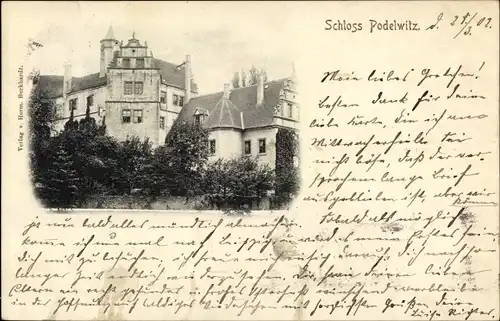 Ak Podelwitz Colditz in Sachsen, Schloss Podelwitz