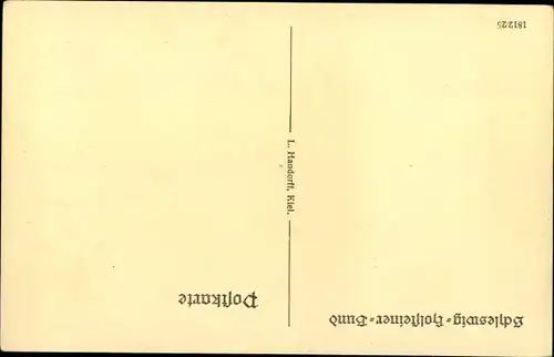 Künstler Ak Zimmermann, Schleswig Holstein, Up ewig ungedeelt, Schleswig Holsteiner Bund