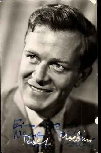 Ak Schauspieler Rolf Moebius, Portrait, Autogramm