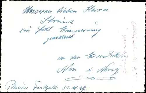 Ak Schauspielerin Ness und Nessy, Portrait, Exzentriker von Weltruf, Autogramm