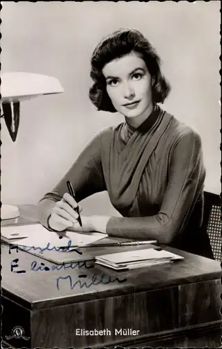 Ak Schauspielerin Elisabeth Müller, Die Macht und ihr Preis, Metro Goldwyn Mayer, Portrait