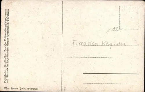 Ak Schauspieler Friedrich Kortzler, Portrait im Anzug, Stirnfalten, Autogramm