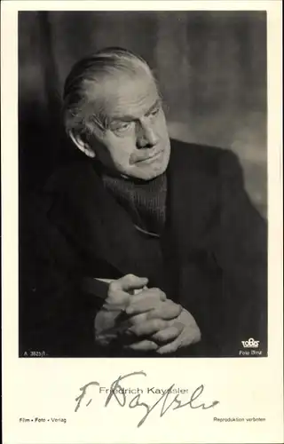 Ak Schauspieler Friedrich Kayssler, Portrait, Autogramm
