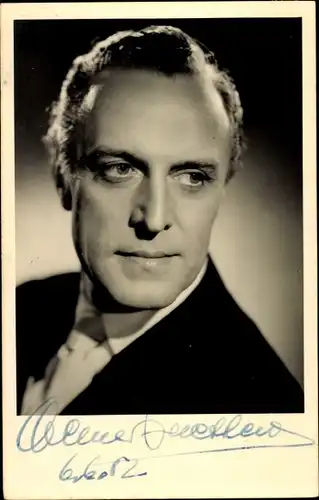 Ak Werner Fuetterer, Portrait, Autogramm