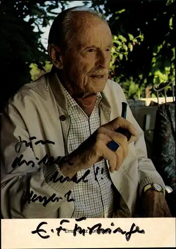 Ak Schauspieler Ernst-Fritz Fürbringer, Portrait, Autogramm