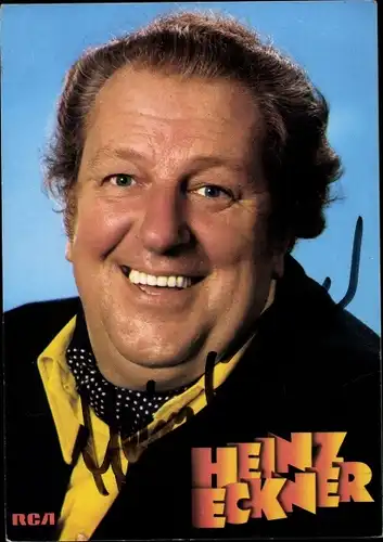 Ak Schauspieler Heinz Eckner, Portrait, Autogramm