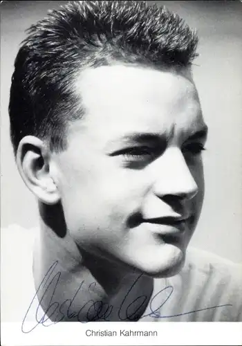 Ak Schauspieler Christian Kahrmann, Lindenstraße, Benny Beimer, Portrait, Autogramm