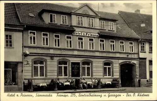 Ak Sömmerda im Thüringer Becken, Hotel zum Prinzen, Bes. O. Kästner