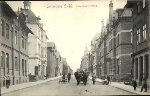 Ak Sonneberg in Thüringen, Köppelsdorferstraße