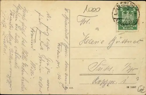 Ak Berlin Steglitz Groß Lichterfelde, Hindenburgdamm