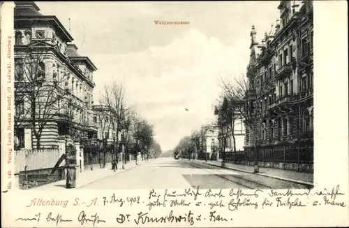 Ak Altenburg in Thüringen, Wettinerstraße