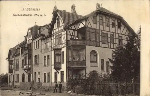 Ak Bad Langensalza in Thüringen, Kaiserstraße 22a, 22b