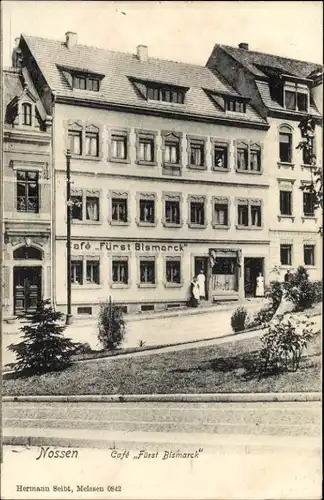 Ak Nossen Landkreis Meißen, Café Fürst Bismarck