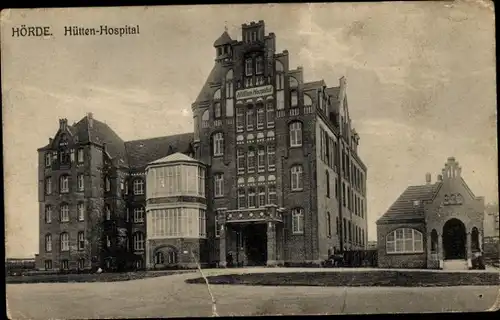Ak Hörde Dortmund im Ruhrgebiet Westfalen, Hütten-Hospital