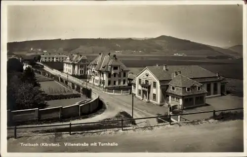 Ak Treibach Althofen Kärnten, Villenstraße, Turnhalle