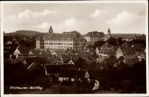 Ak Altshausen in Oberschwaben Württemberg, Gesamtansicht