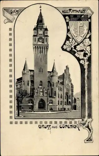Ak Berlin Köpenick, Neues Rathaus
