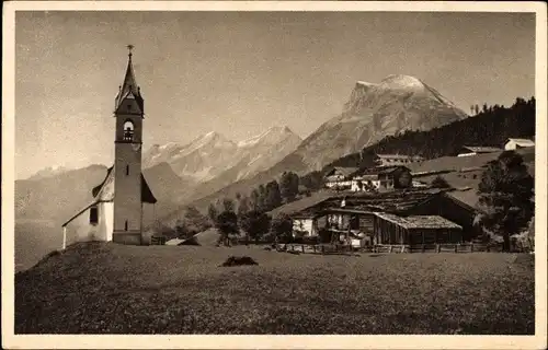 Ak Mösern Telfs in Tirol, Kirche