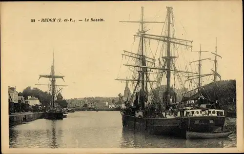 Ak Redon Ille et Vilaine, Le Bassin