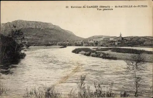 Ak Saint Bauzille de Putois Hérault, Gesamtansicht