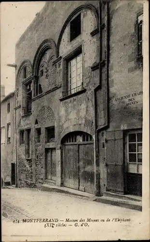 Ak Montferrand Gironde, Haus der Mönche oder der Elefant