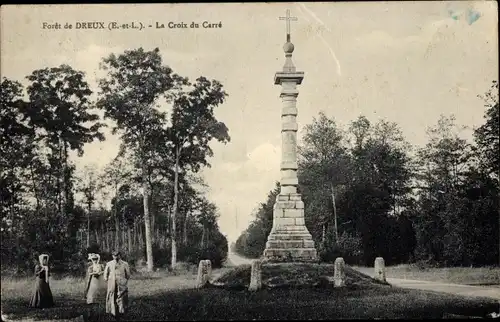 Ak Dreux Eure et Loir, La Croix du Carré