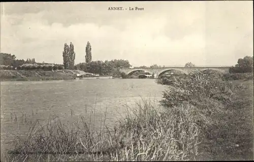 Ak Annet Seine et Marne, Le Pont