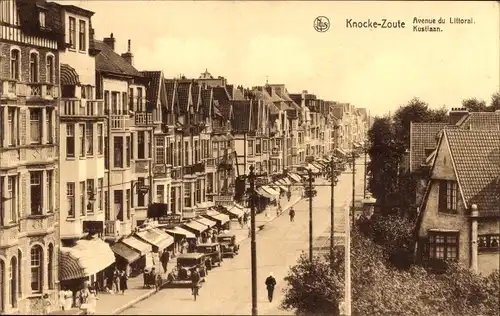 Ak Knokke Knocke Westflandern, Avenue du Littoral